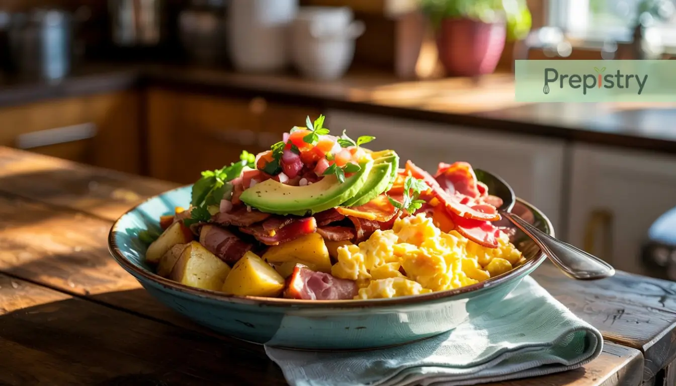 All American Loaded Breakfast Bowl 1 All American Loaded Breakfast Bowl