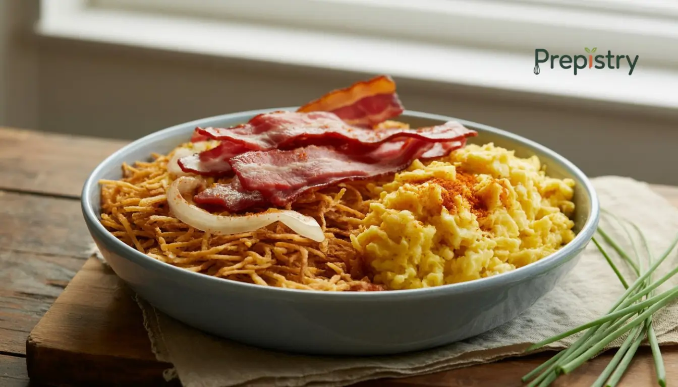 Bacon Lover’s Crispy Hashbrown Breakfast Bowl