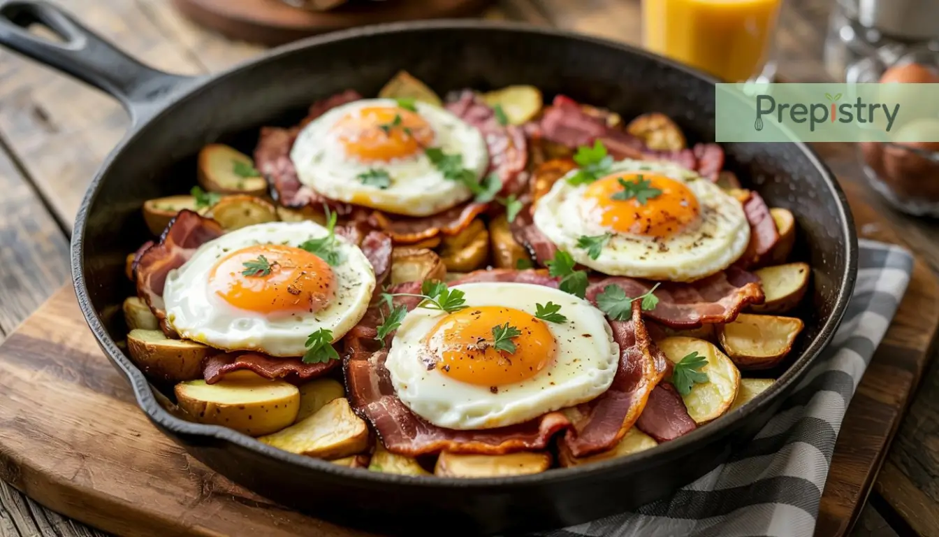 Classic American Skillet Breakfast Platter 1 Classic American Skillet Breakfast Platter