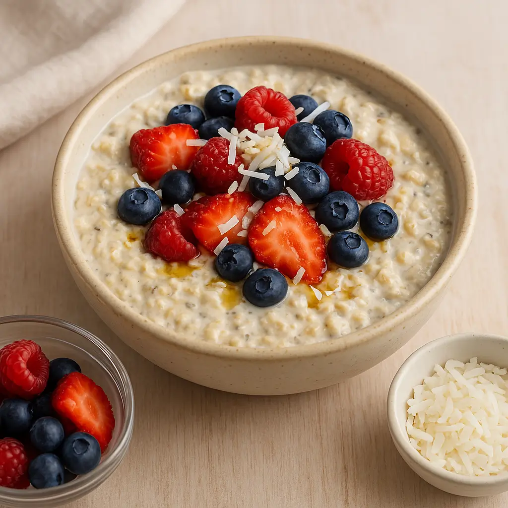 Coconut Berry Overnight Oats Coconut Berry Overnight Oats