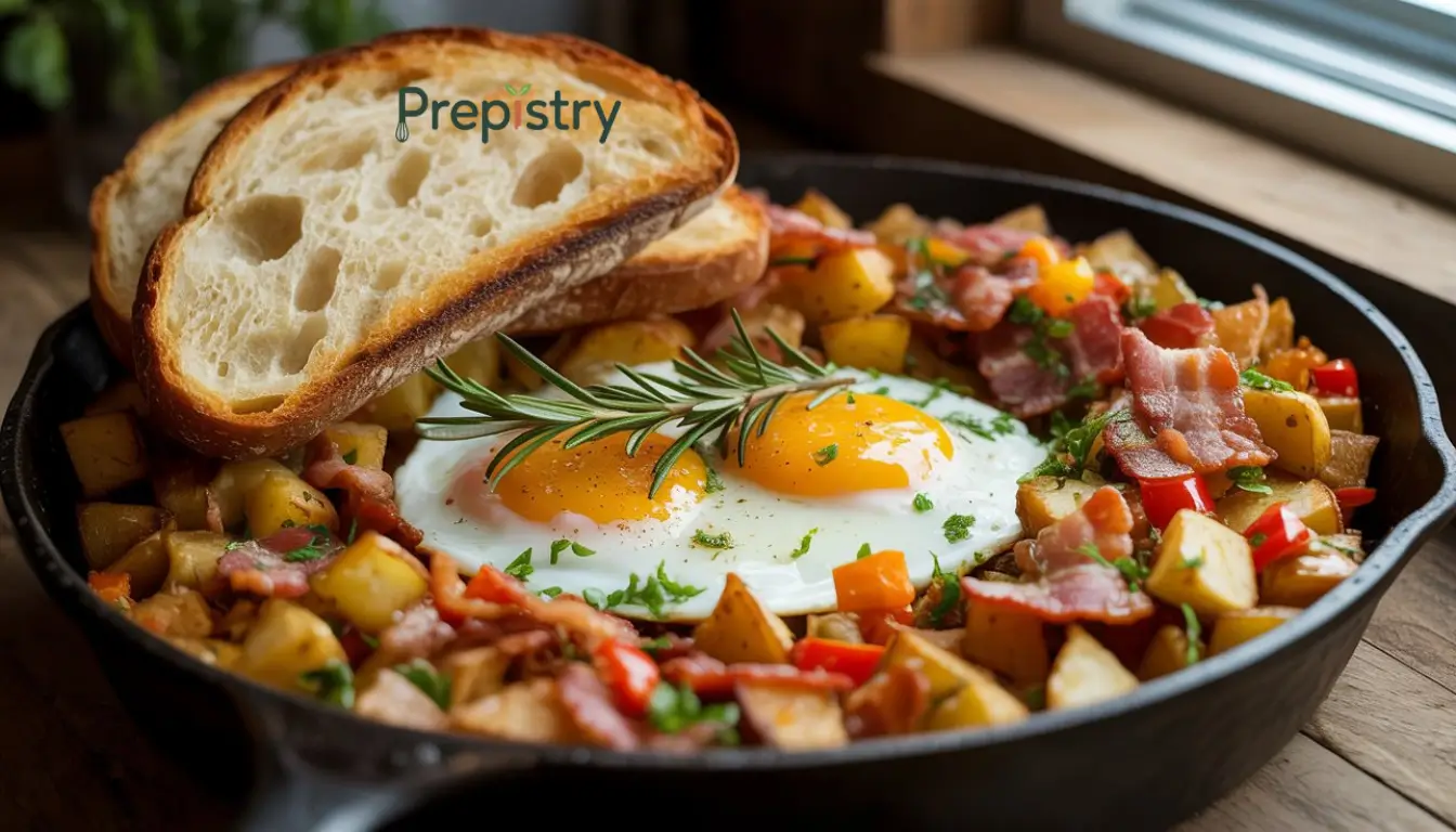 Easy American Skillet Breakfast Hash 1 Easy American Skillet Breakfast Hash