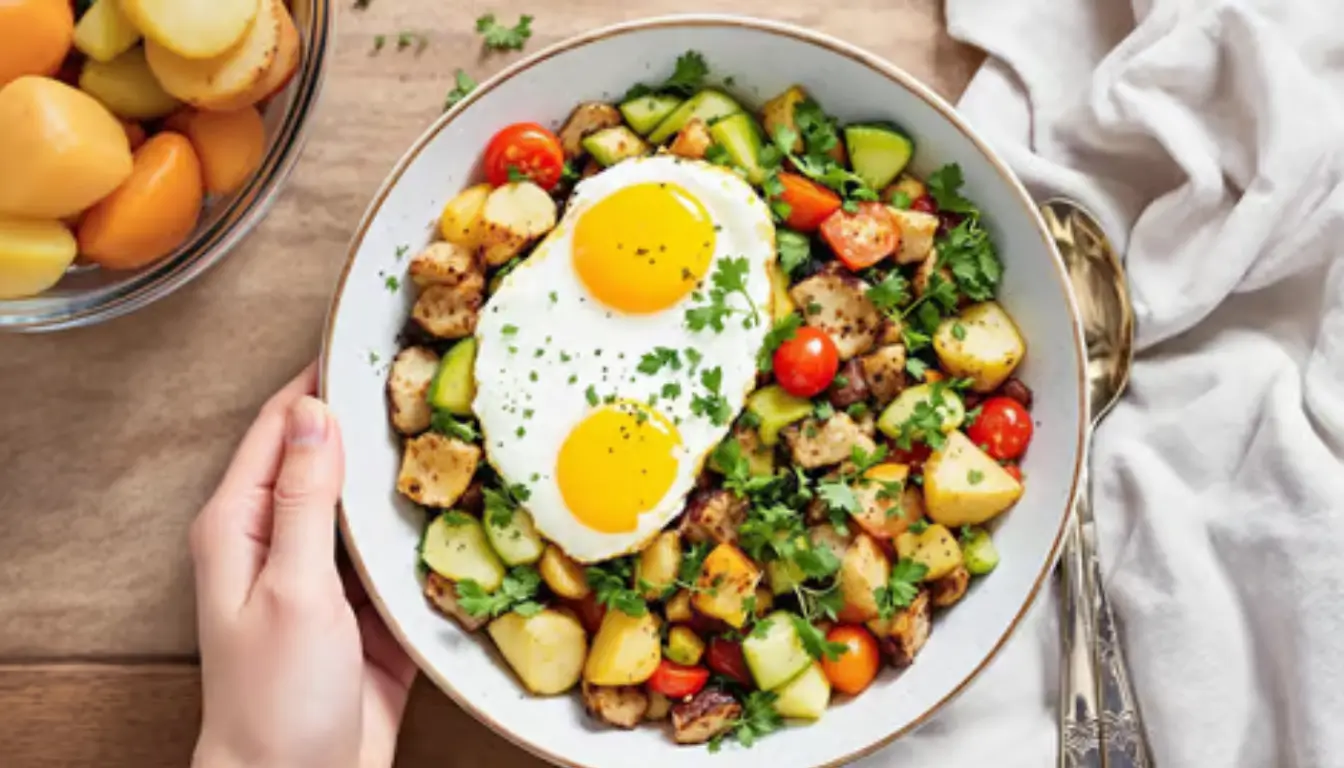Simple Farmhouse Breakfast Hash Bowl