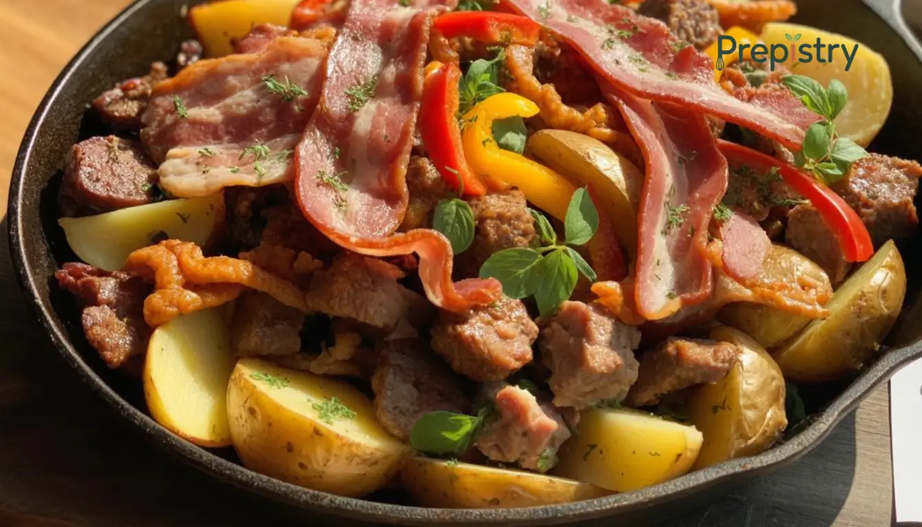 Hearty Breakfast Meat Potato Medley