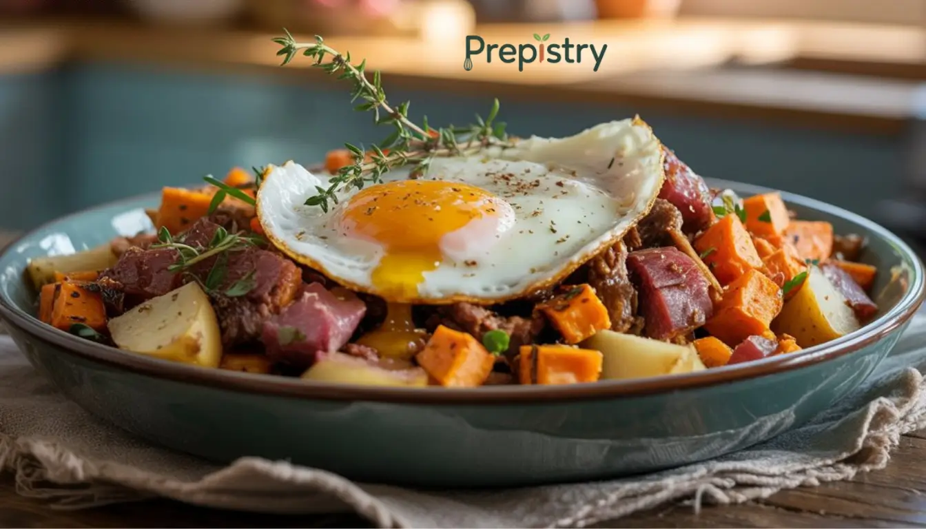 Hearty Meat Hash Breakfast Bowl 1 Hearty Meat Hash Breakfast Bowl