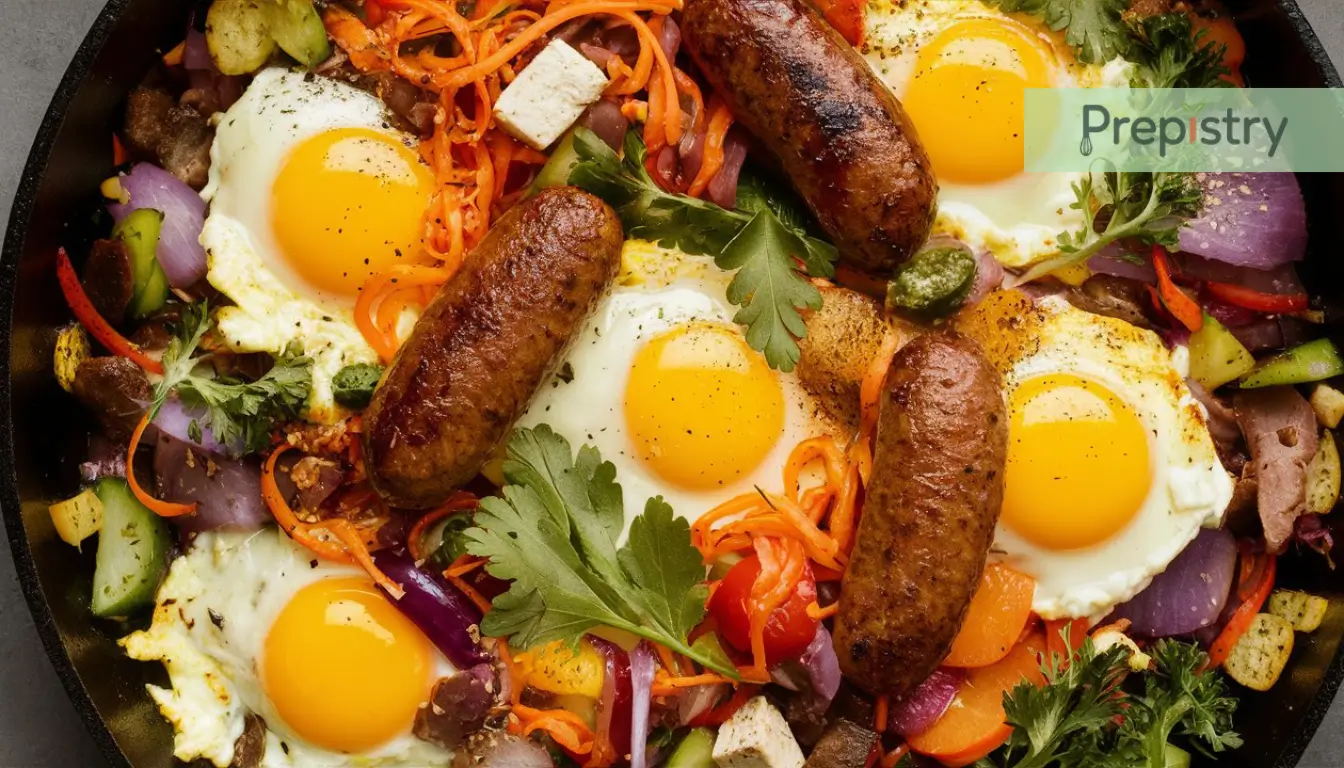 Easy Protein Skillet Breakfast Platter 1 Easy Protein Skillet Breakfast Platter