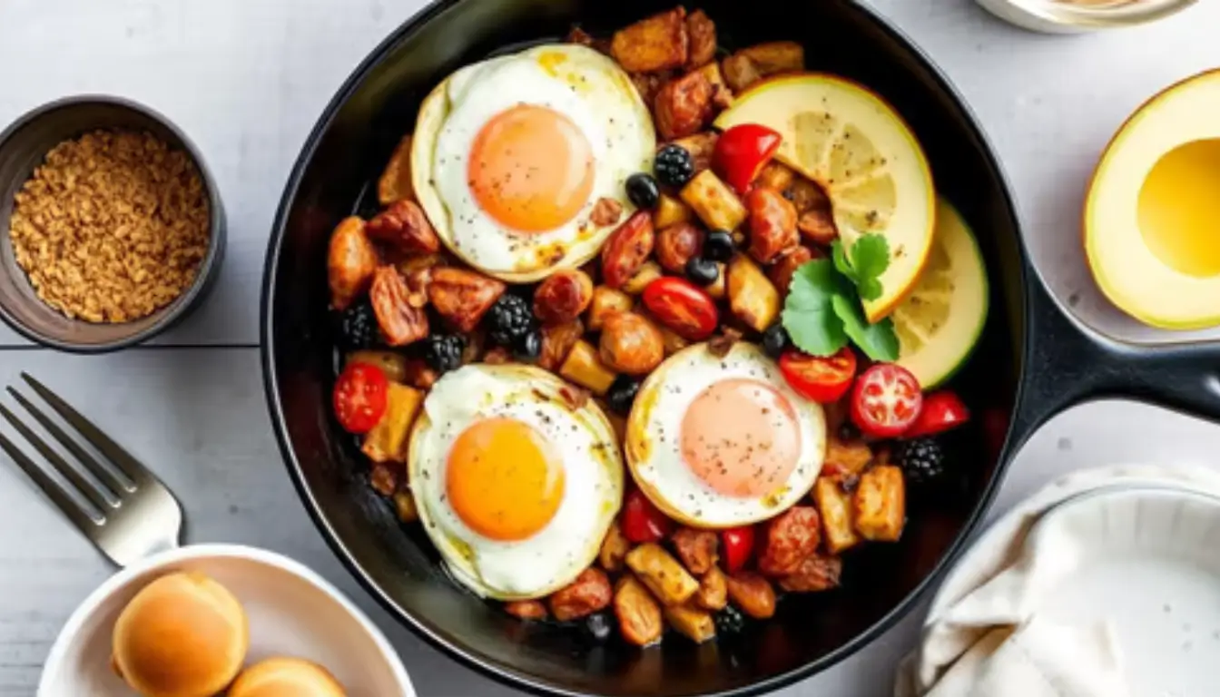 Simple Morning Skillet Breakfast Feast