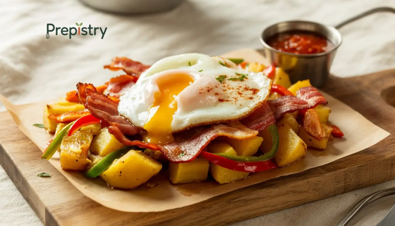 Sizzling Turkey Bacon Potato Breakfast Hash 1 Sizzling Turkey Bacon Potato Breakfast Hash