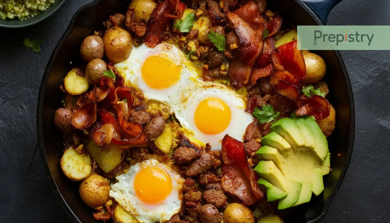 Easy Triple Protein Breakfast Hash 1 Easy Triple Protein Breakfast Hash