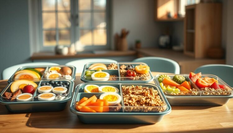 breakfast meal prep bento boxes
