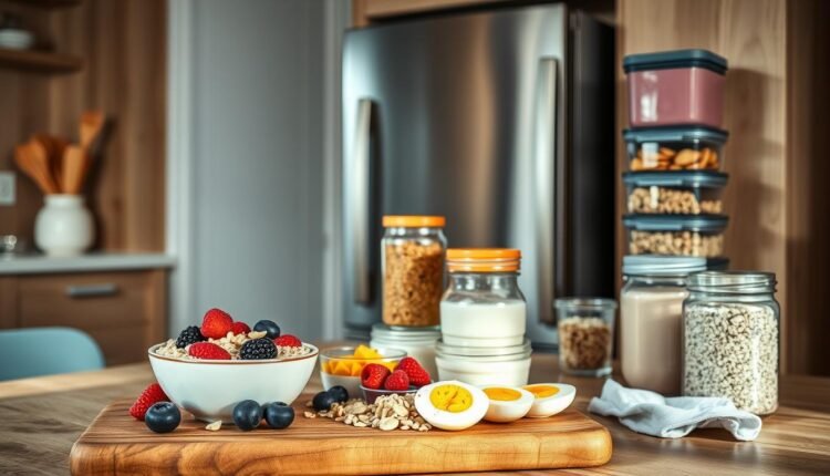 breakfast meal prep freezer method