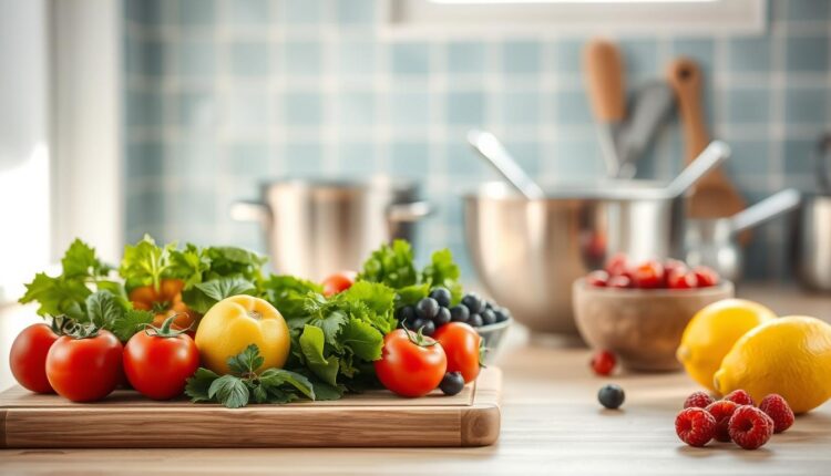 breakfast meal prep fresh ingredients