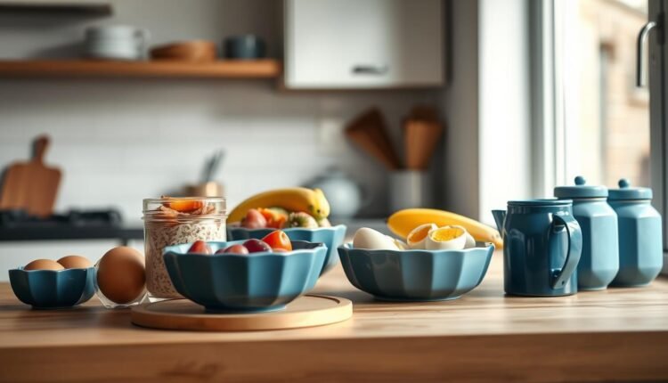 breakfast meal prep routine building