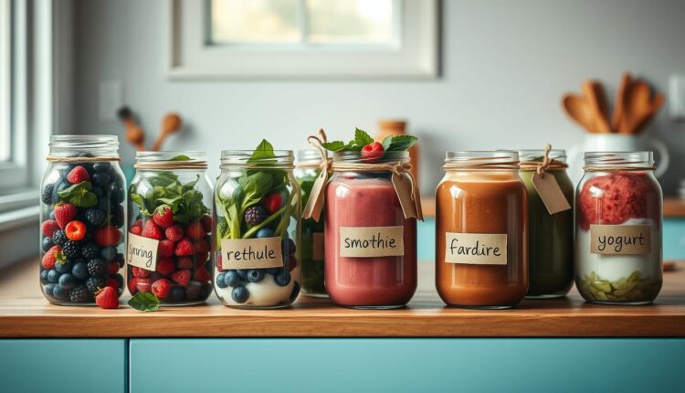 breakfast meal prep smoothie bags