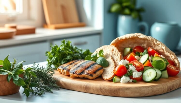high protein lunch prep greek style