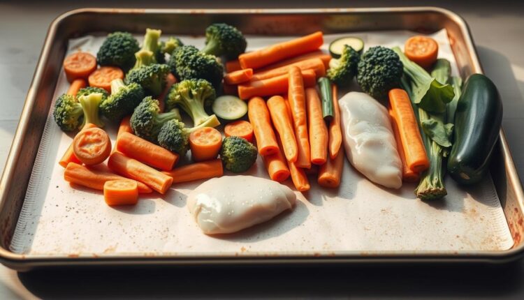 lunch meal prep one pan