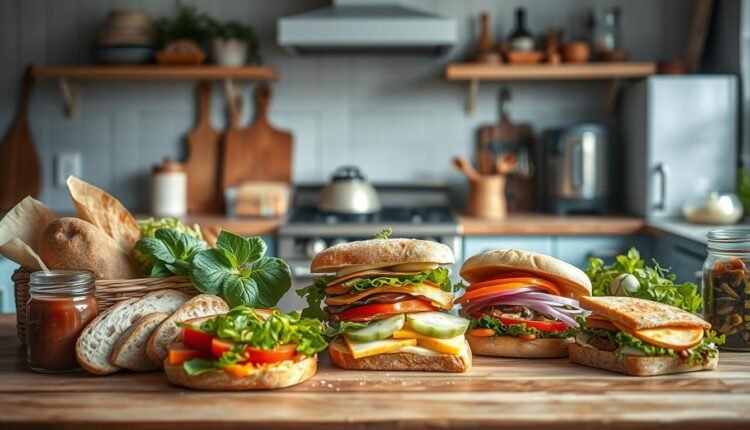 lunch meal prep sandwich variations