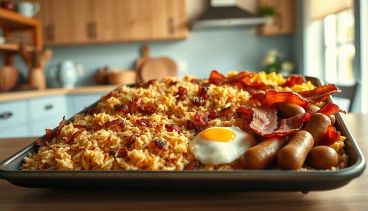 make ahead breakfast sheet pan