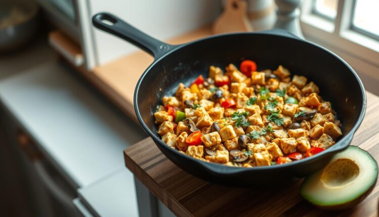 make ahead breakfast tofu scramble
