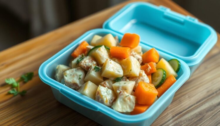 no heat lunchbox meals potato salad