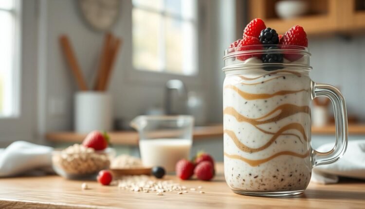 overnight oats recipe calorie controlled
