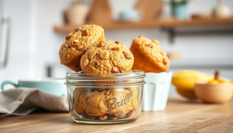 protein breakfast muffins mason jar