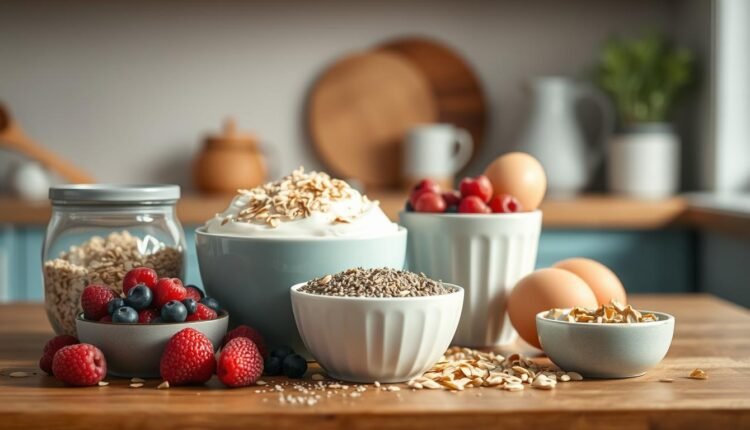 protein breakfast muffins pantry staples