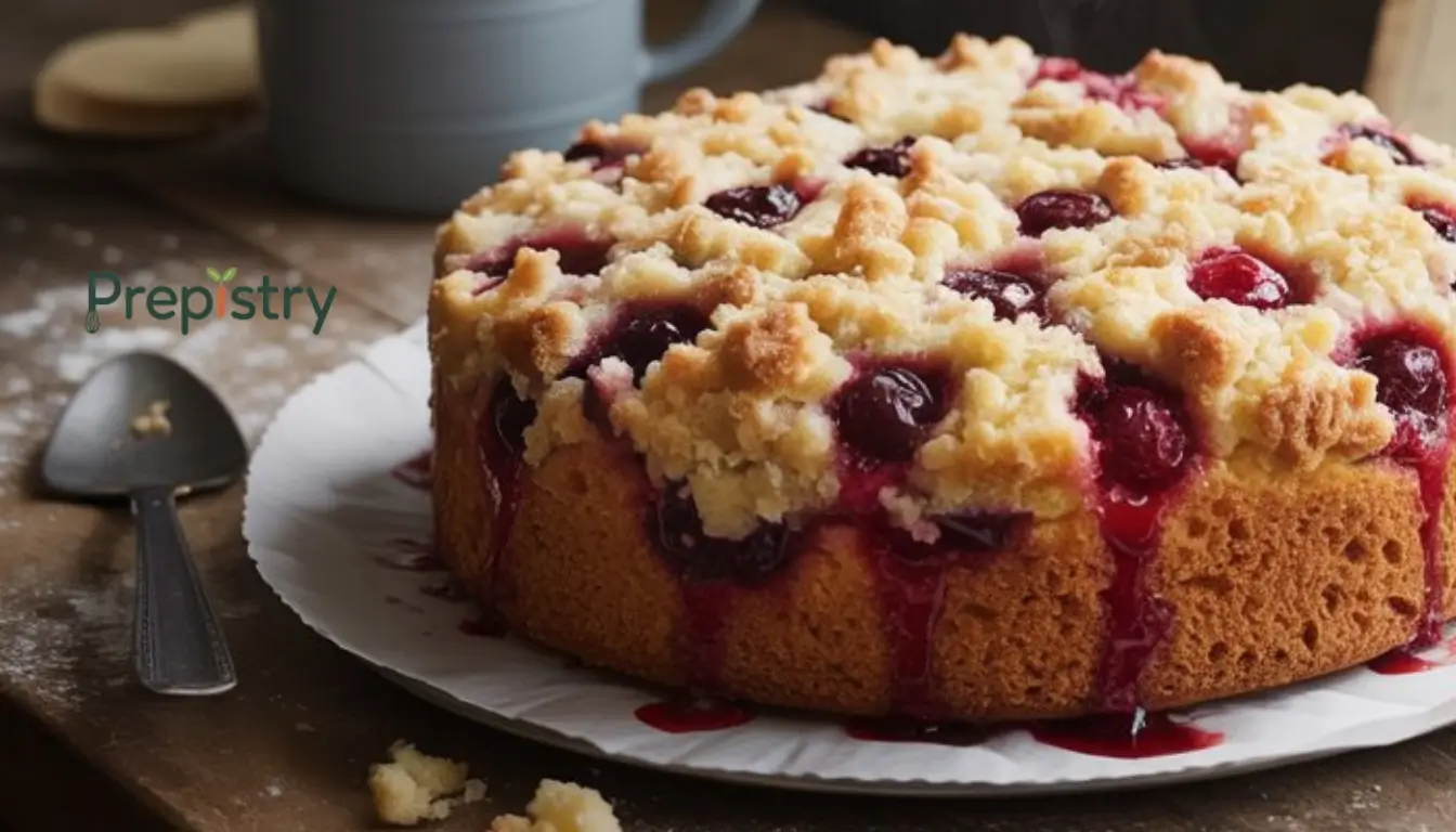 Almond Streusel Cherry Coffee Cake 1 Almond Streusel Cherry Coffee Cake