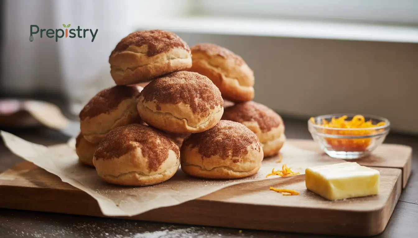 Cinnamon Sugar Crusted Breakfast Puffs 1 Cinnamon Sugar Crusted Breakfast Puffs