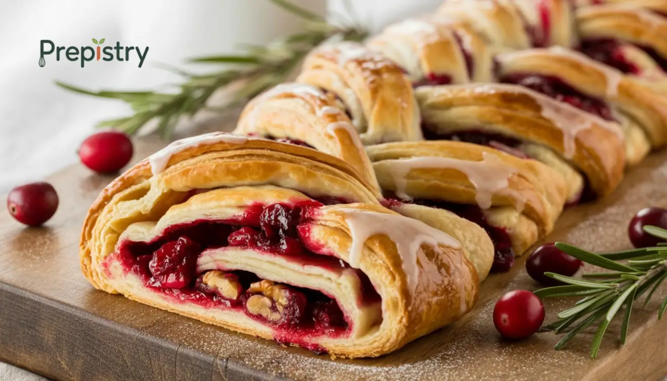 Cranberry Walnut Breakfast Pastry Braid 1 Cranberry Walnut Breakfast Pastry Braid