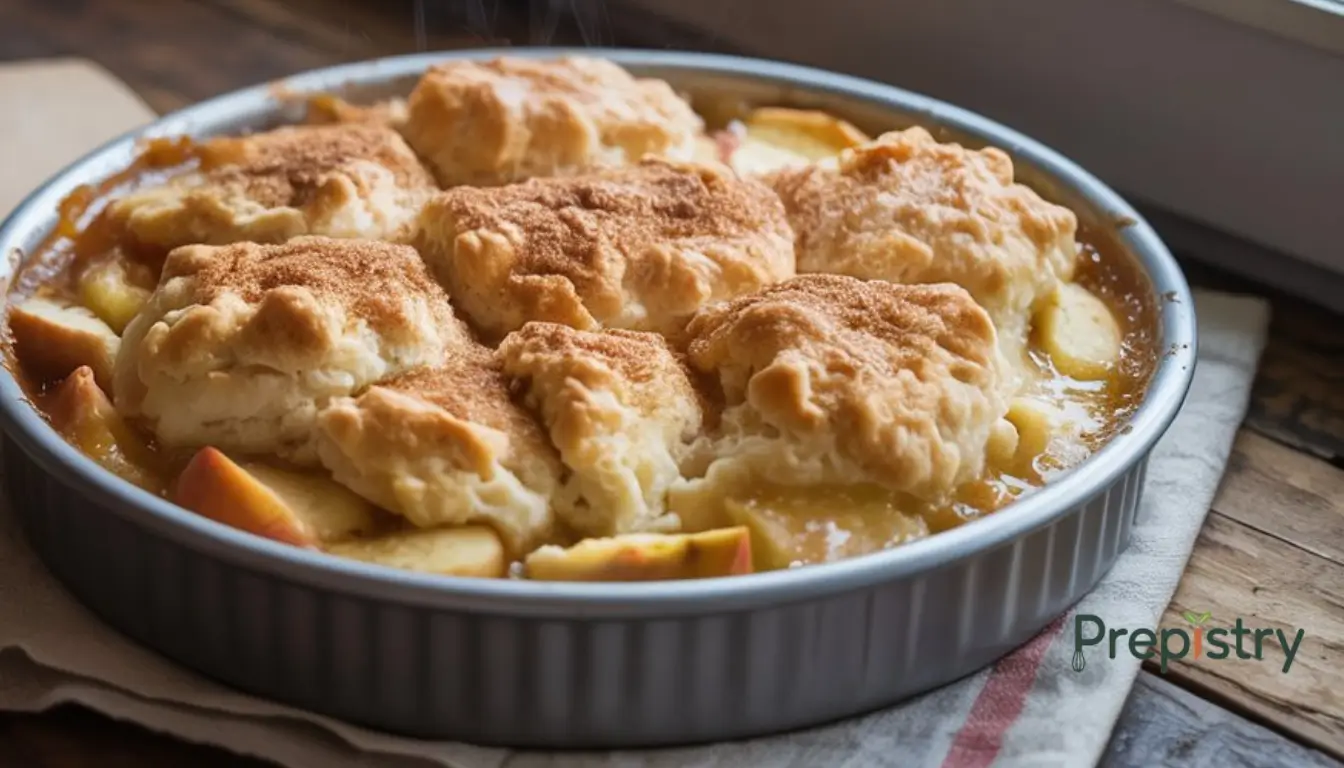 Homestyle Baked Apple Breakfast Cobbler 1 Homestyle Baked Apple Breakfast Cobbler