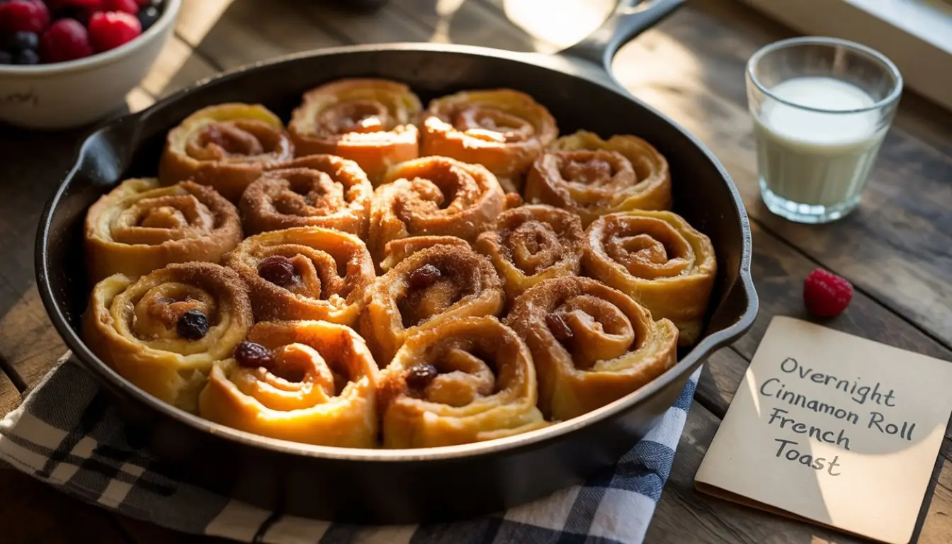 Overnight Cinnamon Roll French Toast 1 Overnight Cinnamon Roll French Toast