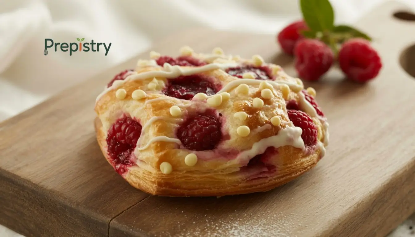 White Chocolate Raspberry Breakfast Pastry 1 White Chocolate Raspberry Breakfast Pastry