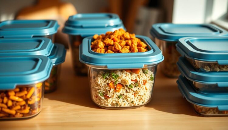 batch cook dinners container selection