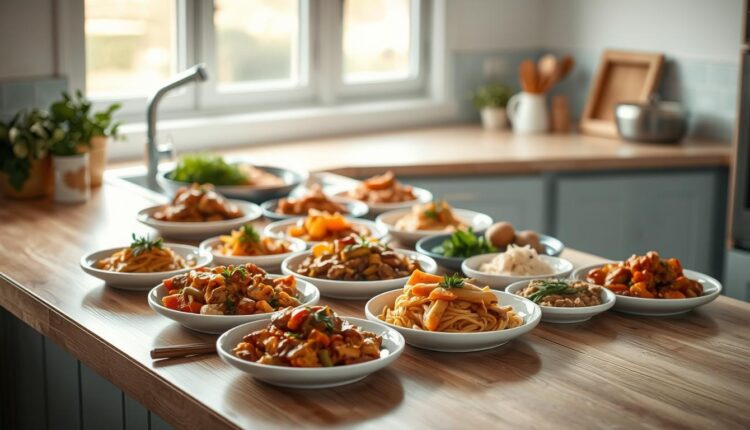 batch cook dinners large family