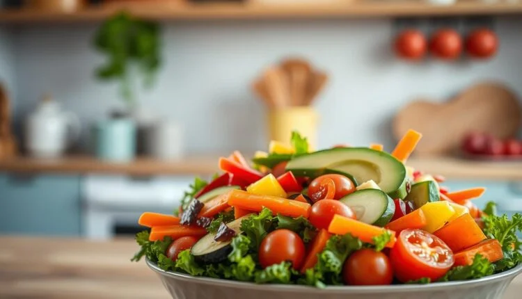 cold lunch recipes rainbow vegetables