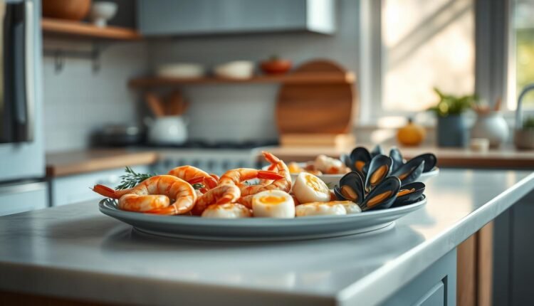cold lunch recipes seafood safe