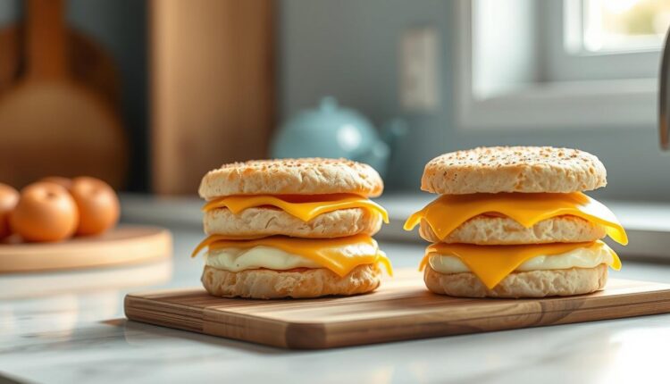 freezer breakfast sandwiches under calories
