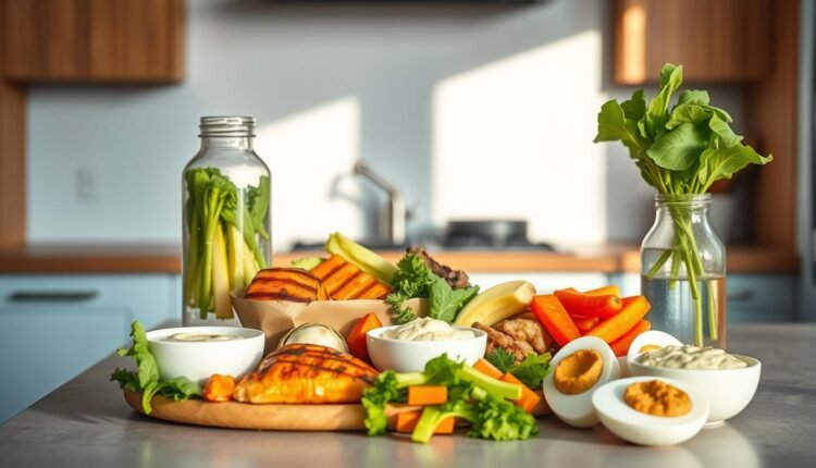 high protein lunch prep low carb