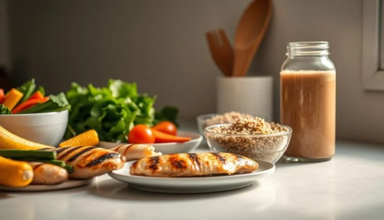 high protein lunch prep time efficient