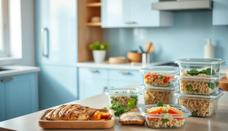 high protein lunch prep weekly routine