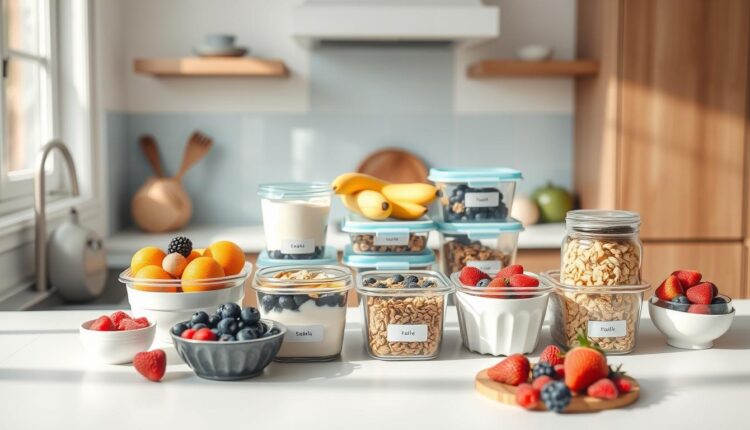 low sugar breakfast meal container