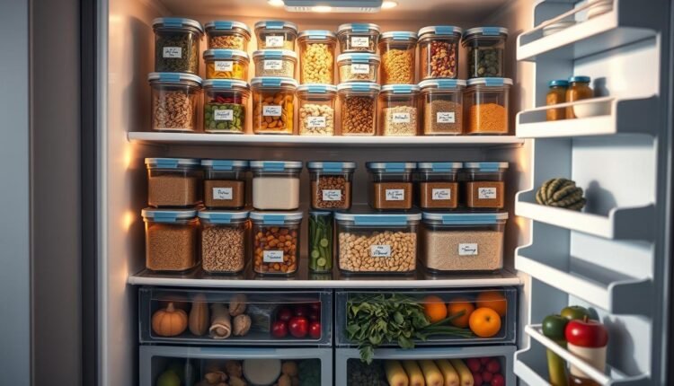 meal prep for work fridge organization