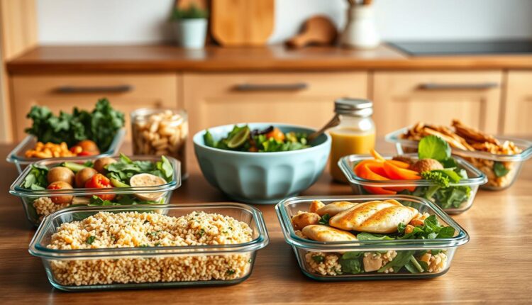 office meal prep balanced nutrition