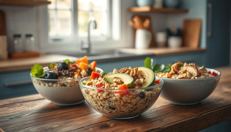 office meal prep grain bowls