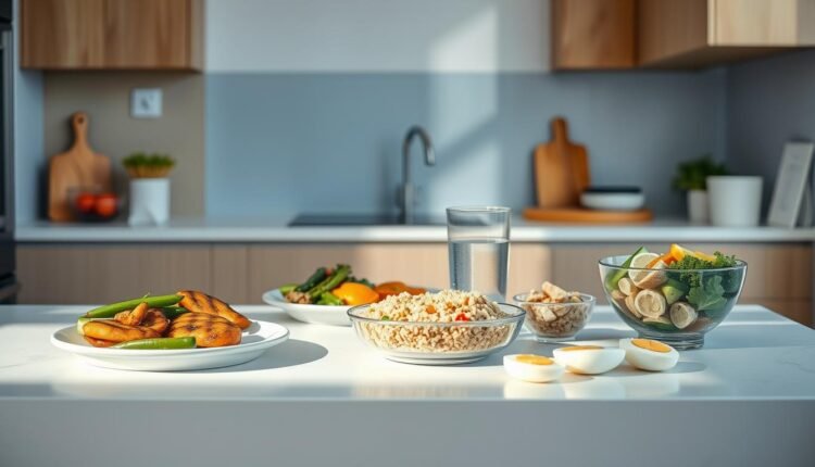 office meal prep high protein