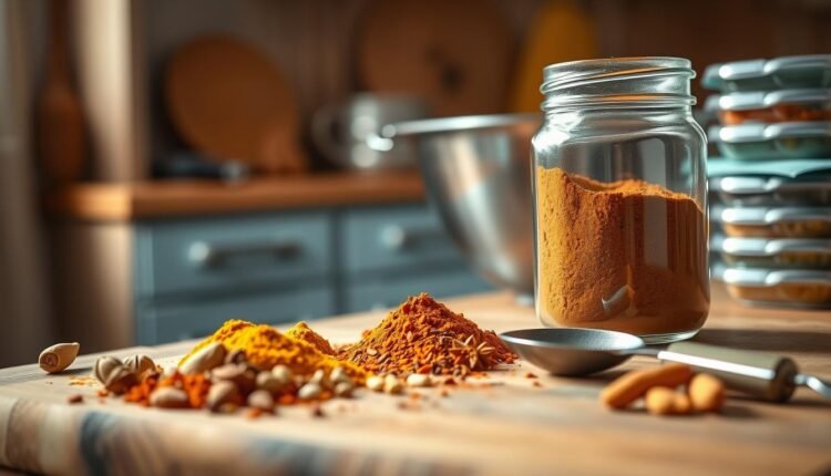 office meal prep indian spices