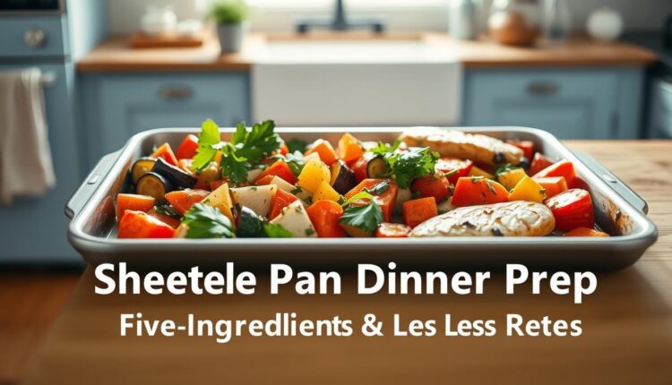 sheet pan dinner prep five ingredients