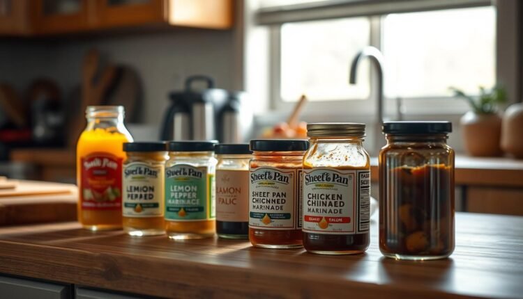 sheet pan dinner prep marinade collection
