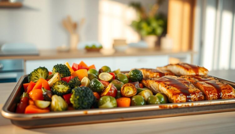 sheet pan dinner prep meal rotation