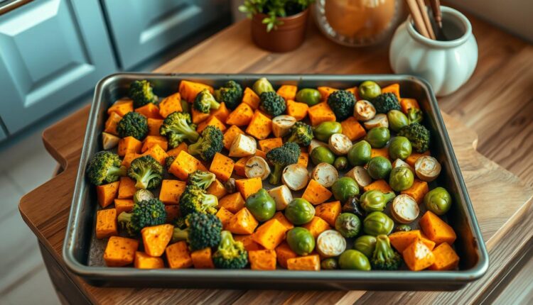 sheet pan dinner prep nutrient retention
